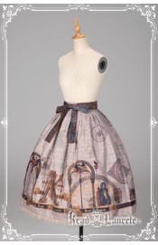 Krad Lanrete Mozarabic Chant Short and Long Skirt(Leftovers/3 Colours/Full Payment Without Shipping)